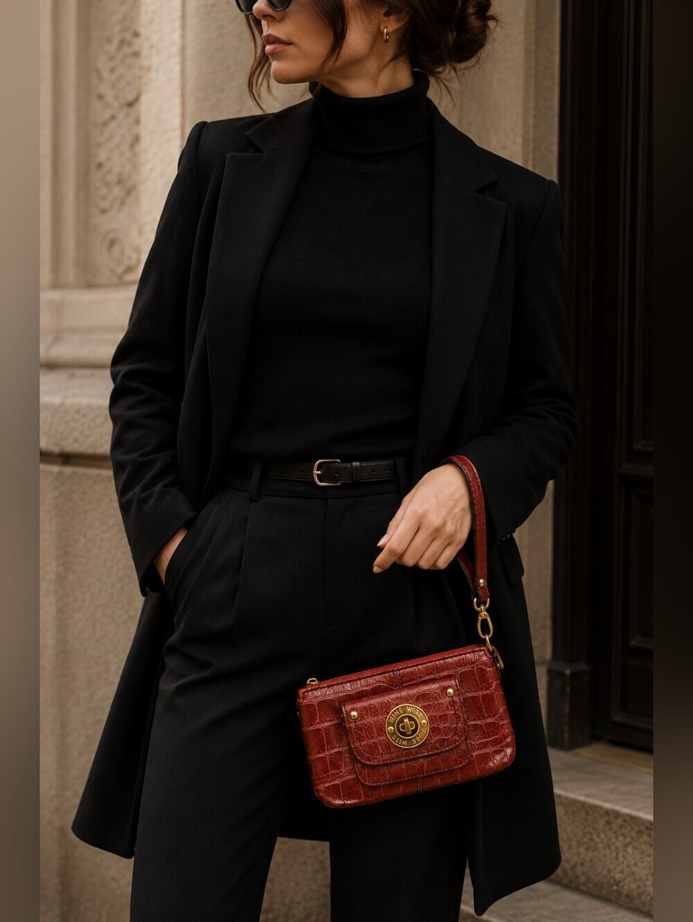 Vintage Nine West Burgundy Mini Bag